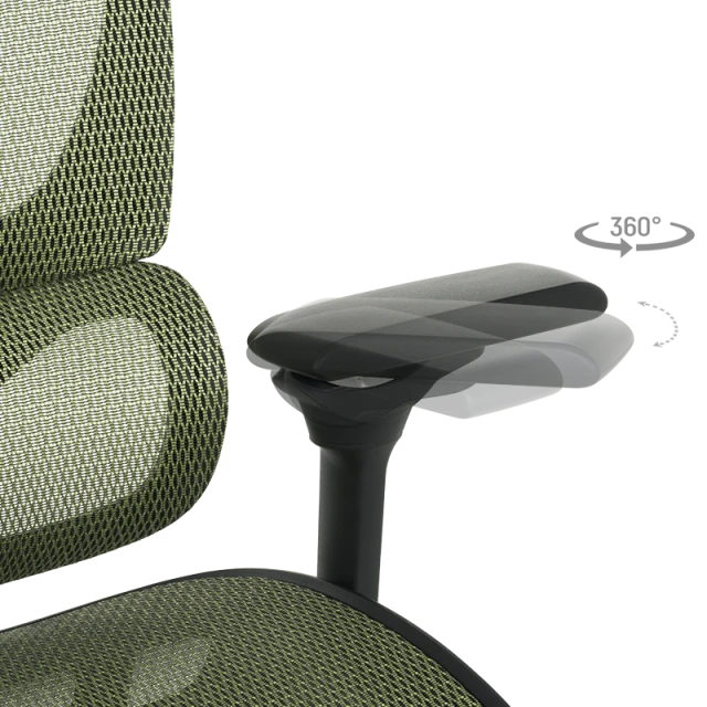 Ergonomic chair CALGARY - green