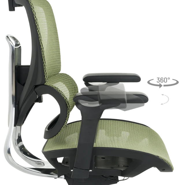 Ergonomic chair CALGARY - green