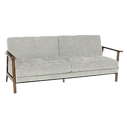 Sofa bed - three-seater UVIRA - cream