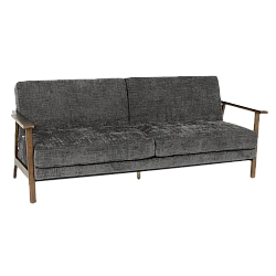 Sofa bed - three-seater UVIRA - gray