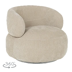 INGRID armchair - cream PE
