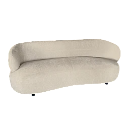 Four-seater sofa INGRID - cream PE