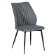 Dining chair LAREDO Y eco leather - dark gray 14