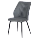 Dining chair LAREDO Y eco leather - dark gray 14