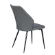 Dining chair LAREDO Y eco leather - dark gray 14