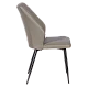 Dining chair LAREDO Y eco leather - dark beige 80