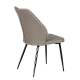 Dining chair LAREDO Y eco leather - dark beige 80