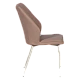 Dining chair LAREDO 1 Y silicone leather - light brown 11