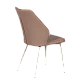 Dining chair LAREDO 1 Y silicone leather - light brown 11