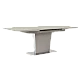 Extendable dining table DUBROVNIK - cappuccino