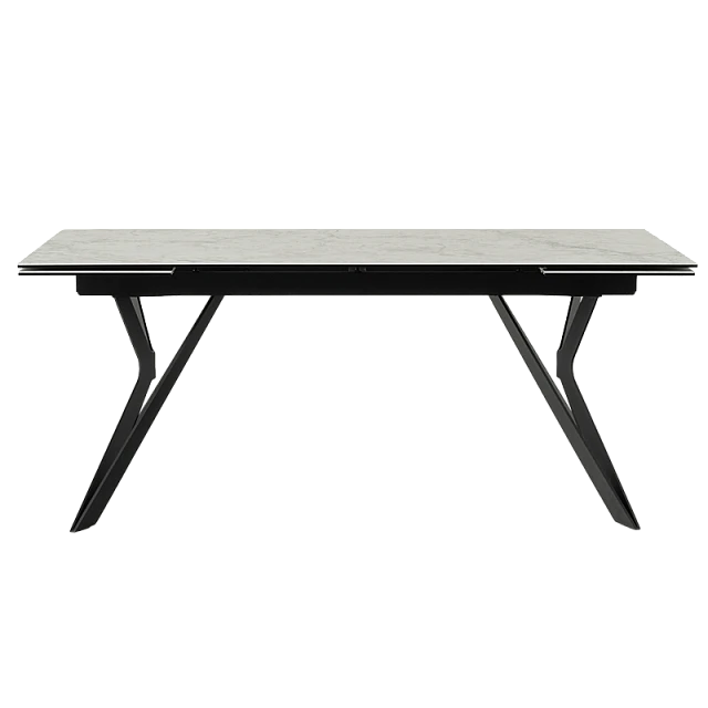 Extendable dining table MARKI - white
