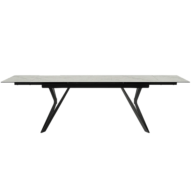 Extendable dining table MARKI - white