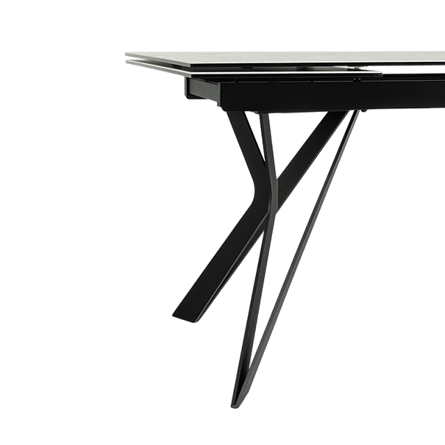 Extendable dining table MARKI - white