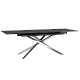 Extendable dining table KIKOL - brown