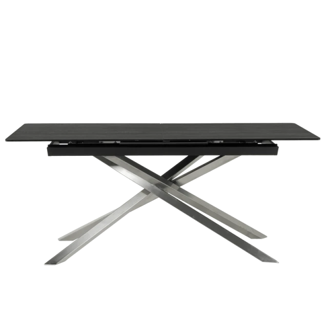 Extendable dining table KIKOL - brown