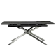 Extendable dining table KIKOL - brown