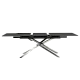 Extendable dining table KIKOL - brown