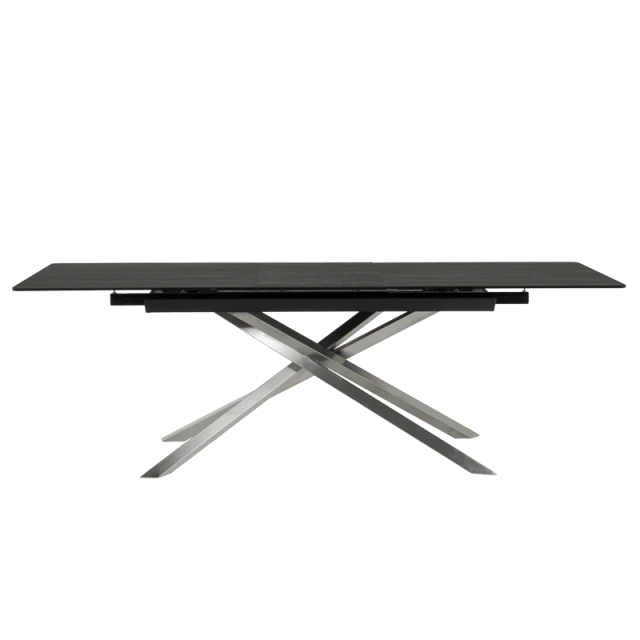 Extendable dining table KIKOL - brown