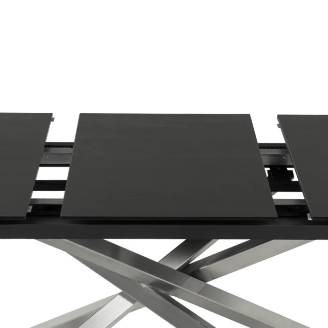 Extendable dining table KIKOL - brown