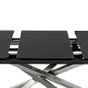 Extendable dining table KIKOL - brown