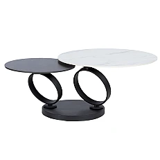 Coffee table MONKI - white-black