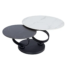 Coffee table MONKI - white-black