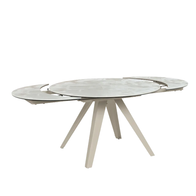 Extendable dining table BOLKOW - gray 04