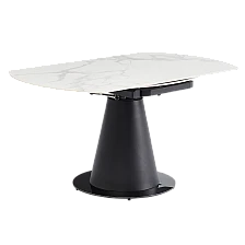 Extendable dining table ROZAN - white