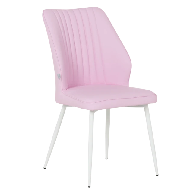 Dining chair LAREDO 3 Y silicone leather - pink 14
