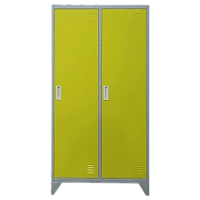 Metal cabinet Carmen CR-1602 KZ - Gray / yellow