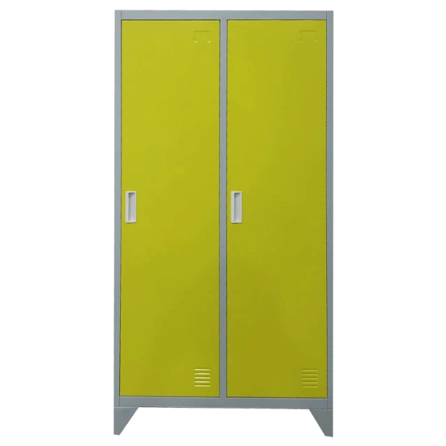 Metal cabinet Carmen CR-1602 KZ - Gray / yellow