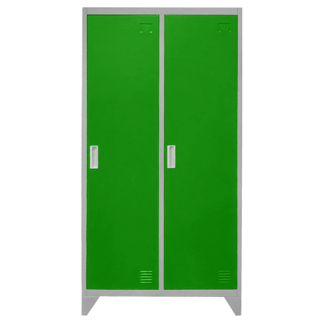 Metal cabinet Carmen CR-1602 KZ - Gray / green