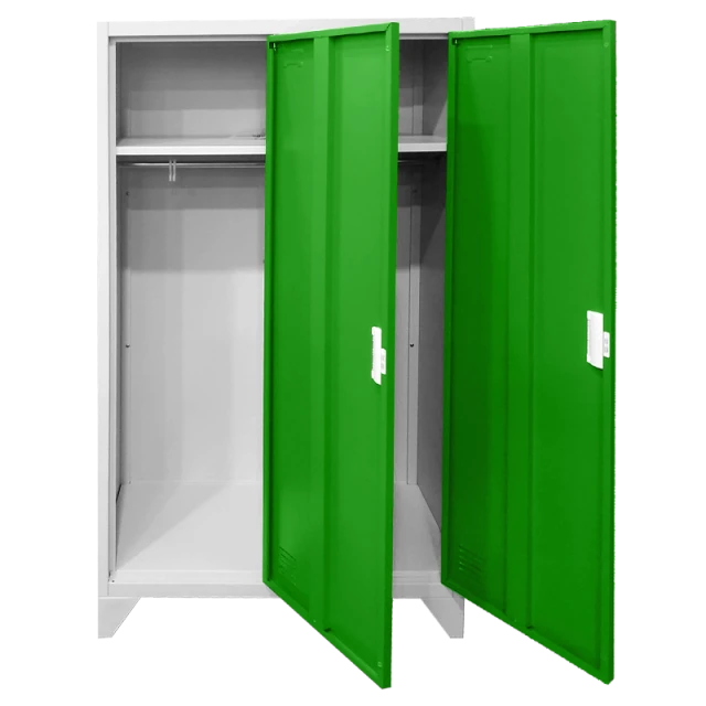 Metal cabinet Carmen CR-1602 KZ - Gray / green