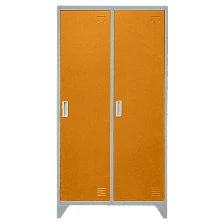 Metal cabinet Carmen CR-1602 KZ - Gray / orange