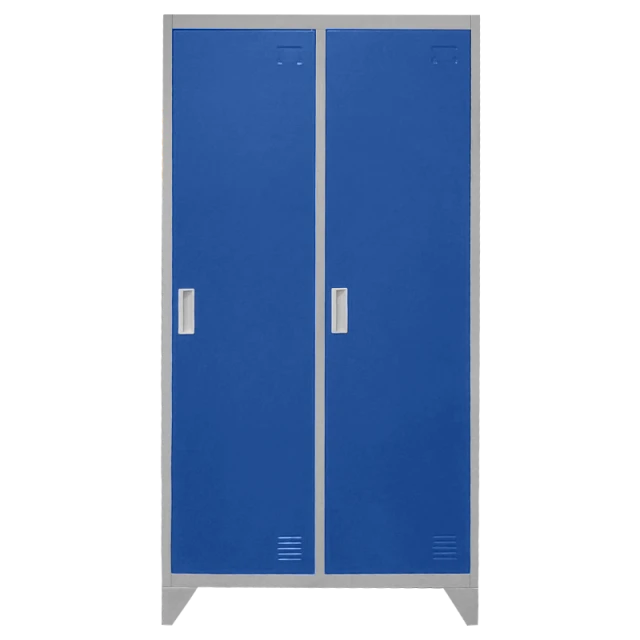 Metal cabinet Carmen CR-1602 KZ - Gray / blue