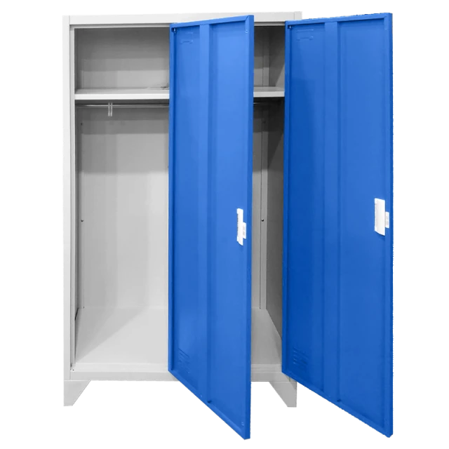 Metal cabinet Carmen CR-1602 KZ - Gray / blue
