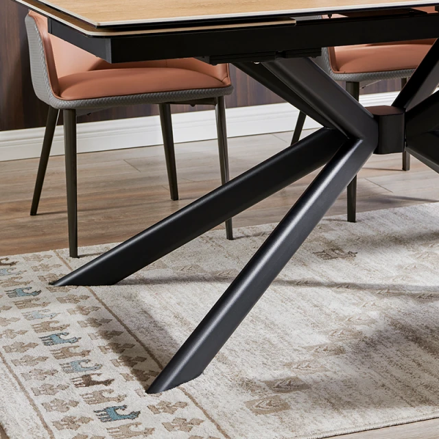 Extendable dining table ANACO - beech