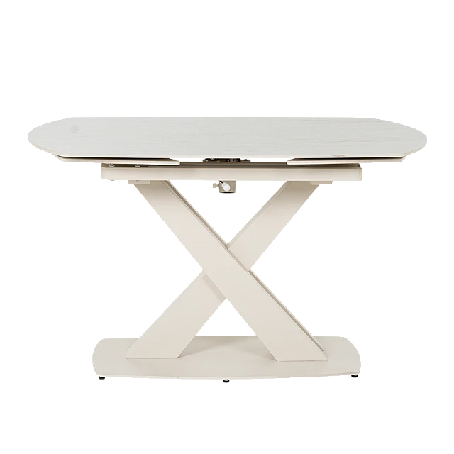 Extendable dining table MATEO - cream