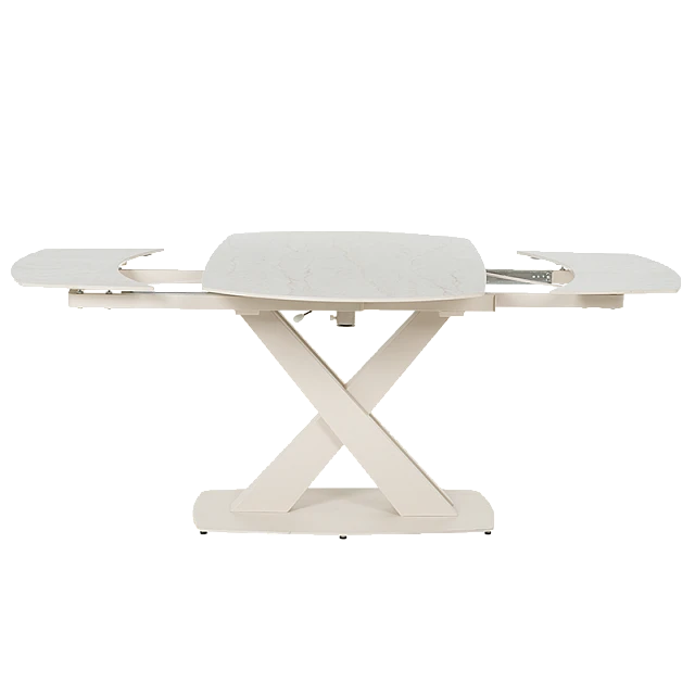 Extendable dining table MATEO - cream