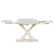 Extendable dining table MATEO - cream