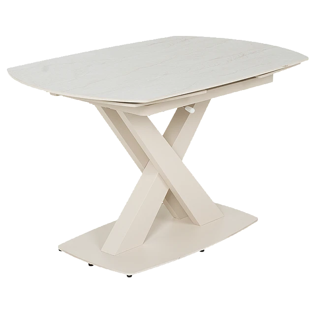 Extendable dining table MATEO - cream