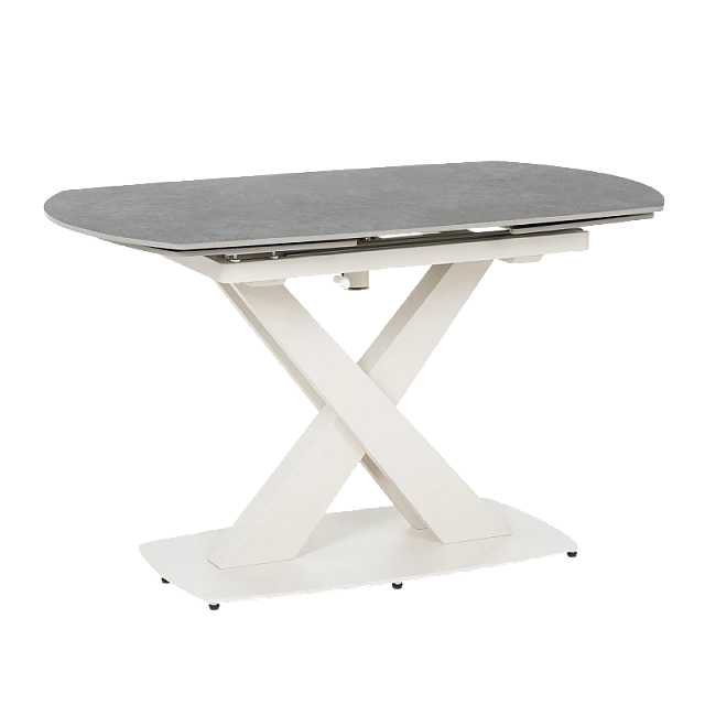Extendable dining table MATEO - gray
