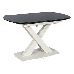 Extendable dining table MATEO - black