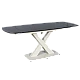 Extendable dining table MATEO - black
