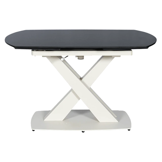 Extendable dining table MATEO - black