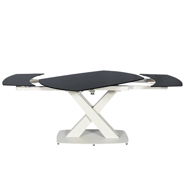 Extendable dining table MATEO - black