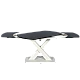 Extendable dining table MATEO - black