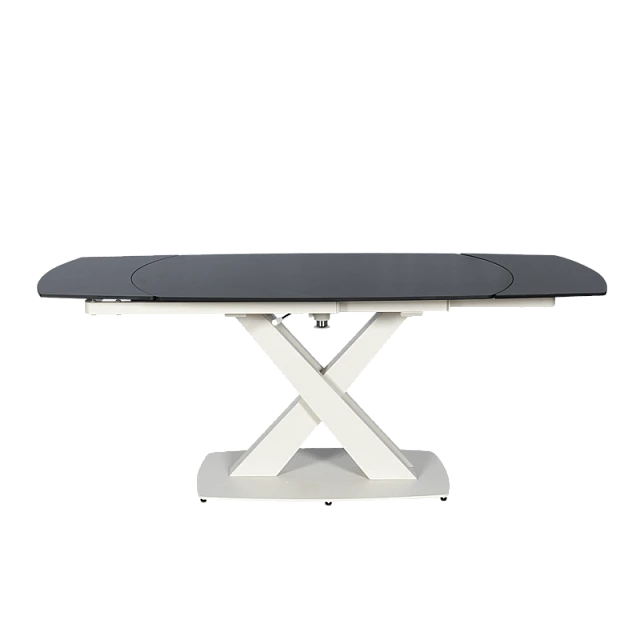 Extendable dining table MATEO - black