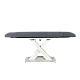 Extendable dining table MATEO - black