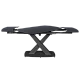 Extendable dining table MATEO - black/black